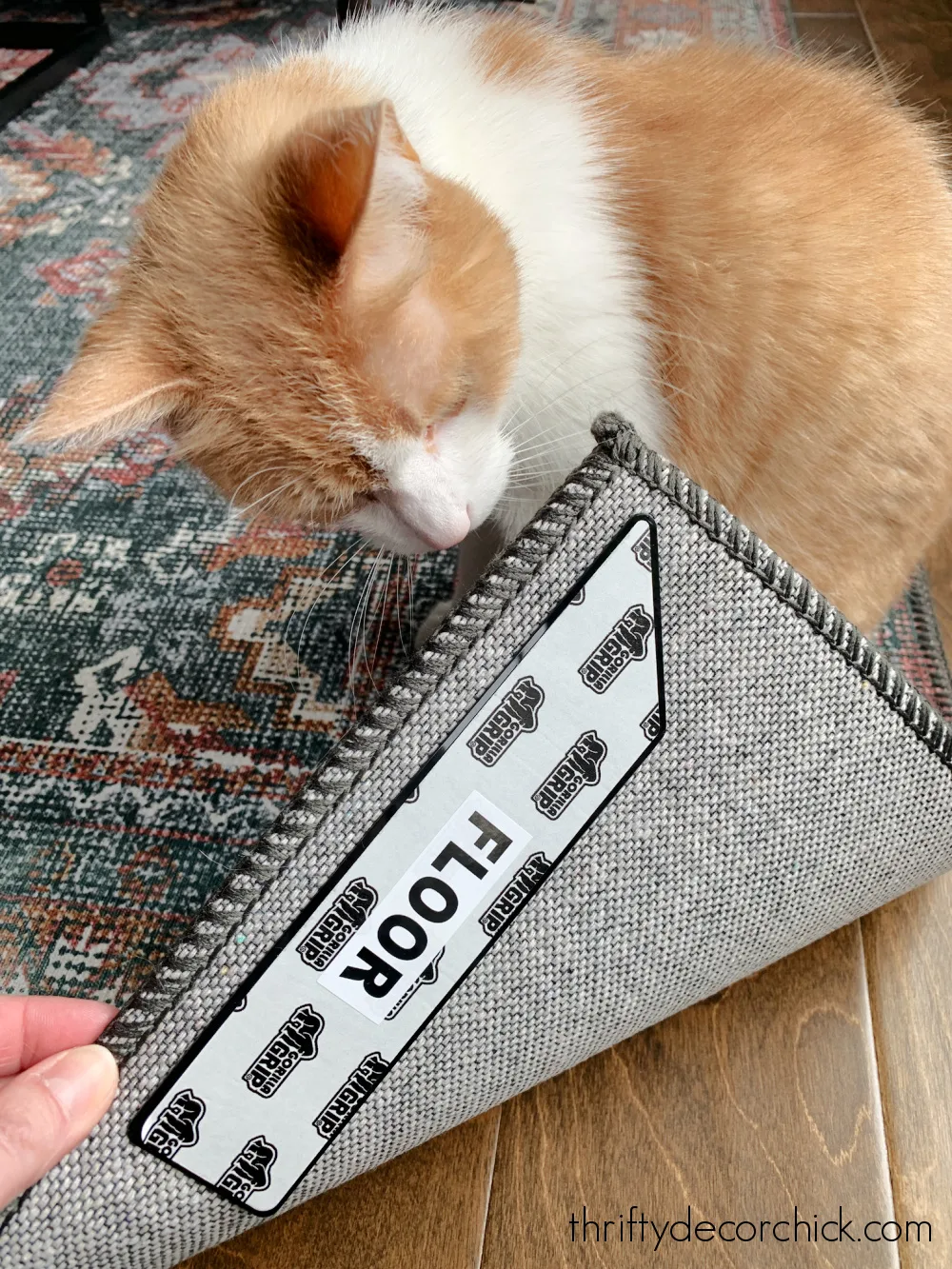 corner floor grippers thin rug